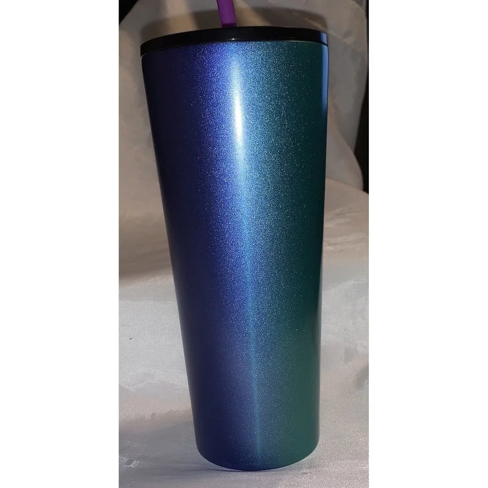 Starbucks Ombre Tumbler‎ 24oz/710ml Green Blue Summer 2020 Stainless Steel